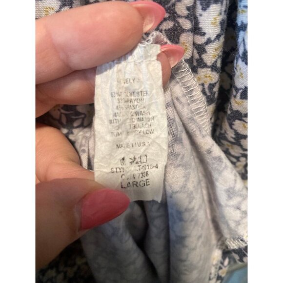 Floral Mini Babydoll Style Dress - Picture 5 of 6